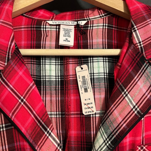 Victoria’s Secret Red & Pink Plaid Romper - Picture 2 of 3